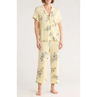 Nordstrom Rack Tranquility Cropped Pajamas In Yellow