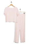 Nordstrom Rack Tranquility Easy T-shirt Pajamas In Pink