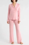 Nordstrom Rack Tranquility Long Sleeve Shirt & Pants Pajamas In Pink