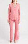 Nordstrom Rack Tranquility Long Sleeve Shirt & Pants Two-piece Pajama Set