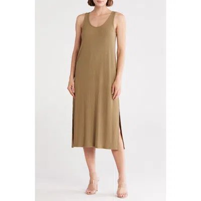 Nordstrom Rack Tranquility Rib Tank Nightgown In Green