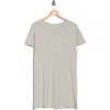 Nordstrom Rack Tranquility Short Sleeve Nightshirt In Gray