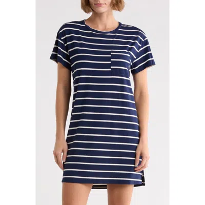 Nordstrom Rack Tranquility Short Sleeve Nightshirt In Blue