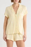 Nordstrom Rack Tranquility Shortie Pajamas In Yellow