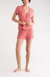 Nordstrom Rack Tranquility Shortie Pajamas In Pink