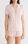 Nordstrom Rack Tranquility Shortie Pajamas In Pink Beauty Spring Stripe