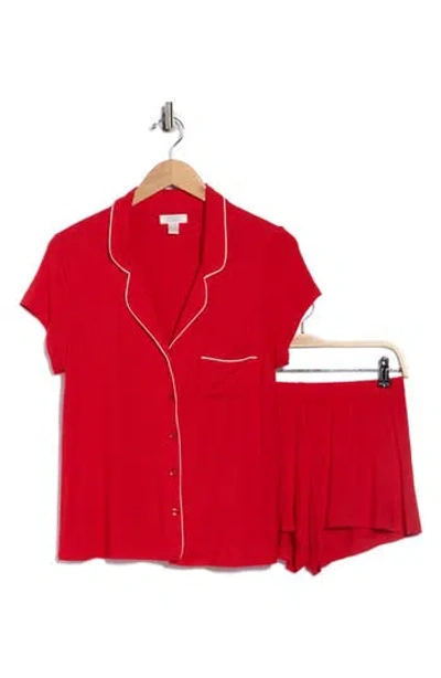 Nordstrom Rack Tranquility Shortie Pajamas In Red