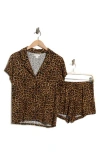 Nordstrom Rack Tranquility Shortie Pajamas In Brown