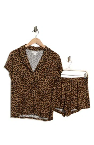Nordstrom Rack Tranquility Shortie Pajamas In Brown