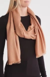 Nordstrom Rack Twill Wrap Scarf In Tan Macchiato