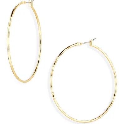 Nordstrom Rack Twin Twisted Hoop Earrings In Gold