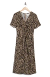 Nordstrom Rack Twist Front Midi Dress