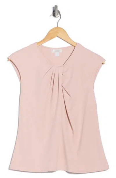Nordstrom Rack Twist Neck Cap Sleeve T-shirt In Pink