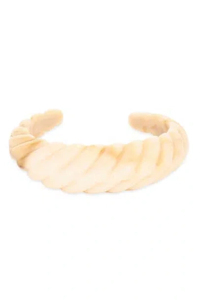Nordstrom Rack Twisted Acrylic Cuff Bracelet In Gold