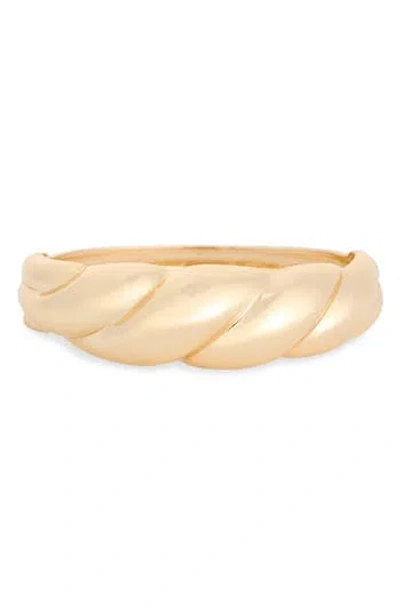 Nordstrom Rack Twisted Bangle Bracelet In Gold