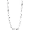 Nordstrom Rack Twisted Chain Necklace In Rhodium