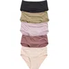 Nordstrom Rack Ultimate 5-pack Stretch Hipster Panties In Multi