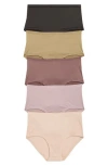 Nordstrom Rack Ultimate Stretch 5-pack Briefs Assorted 5-pack Breathable Hipster Briefs In Multi