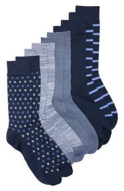 Nordstrom Rack Ultrasoft 5-pack Assorted Dress Socks In Multi
