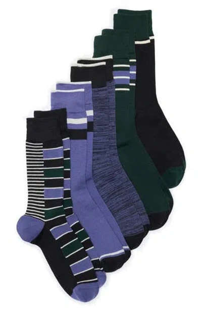 Nordstrom Rack Ultrasoft Variety Pattern Socks In Multi