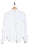Nordstrom Rack Utility Long Sleeve Button-up Shirt In White