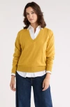 Nordstrom Rack V-neck Pullover Sweater In Yellow