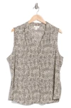 Nordstrom Rack V-neck Shell In Gray