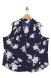 Nordstrom Rack V-neck Shell In Blue