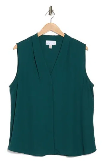 Nordstrom Rack V-neck Shell In Green Ponderosa
