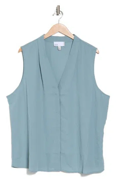 Nordstrom Rack V-neck Shell In Grey Mineral