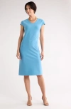Nordstrom Rack V-neck Midi Shift Dress