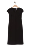 Nordstrom Rack V-neck Shift Dress In Black