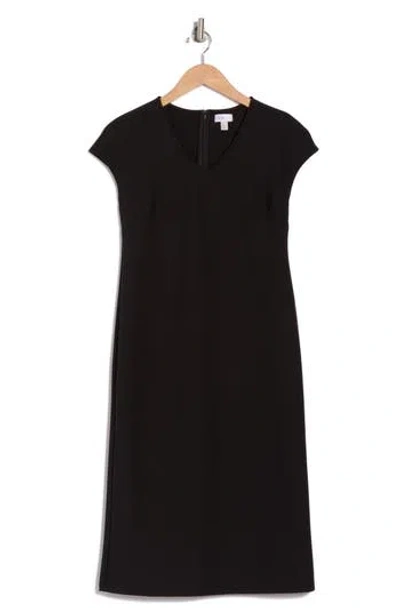Nordstrom Rack V-neck Shift Dress In Black