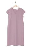 Nordstrom Rack V-neck Shift Dress In Purple Morn