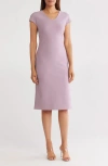 Nordstrom Rack V-neck Shift Dress In Purple Morn