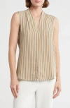 Nordstrom Rack V-neck Sleeveless Woven Shell Top