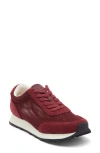 Nordstrom Rack Valencia Mesh Sneaker In Burgundy