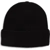 Nordstrom Rack Waffle Knit Beanie In Black