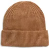 Nordstrom Rack Waffle Knit Beanie In Brown