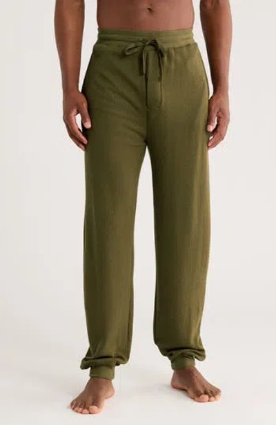 Nordstrom Rack Waffle Lounge Pants In Green