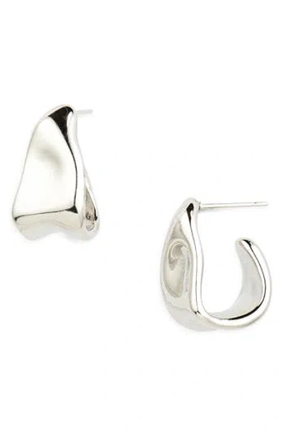 Nordstrom Rack Waterproof Sculpted Huggie Hoop Earrings