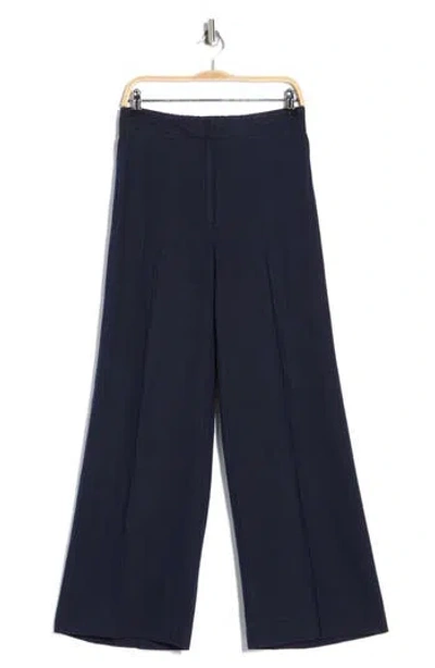 Nordstrom Rack Wide Leg Linen Blend Pants In Blue