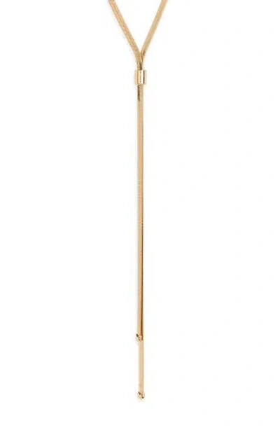 Nordstrom Rack Y-drop Chain Necklace In Gold
