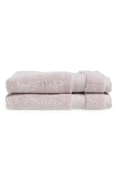 Nordstrom Rack Zero Twist 2-pack Cotton Hand Towels In Pink