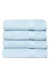 Nordstrom Rack Zero Twist 4-pack Bath Towels In Blue Drift