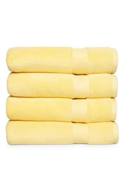 Nordstrom Rack Zero Twist 4-pack Bath Towels In Yellow