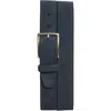 Nordstrom Rack Zion Suede Belt In Blue