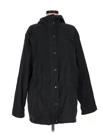 Pre-owned Nordstrom Raincoat In Black