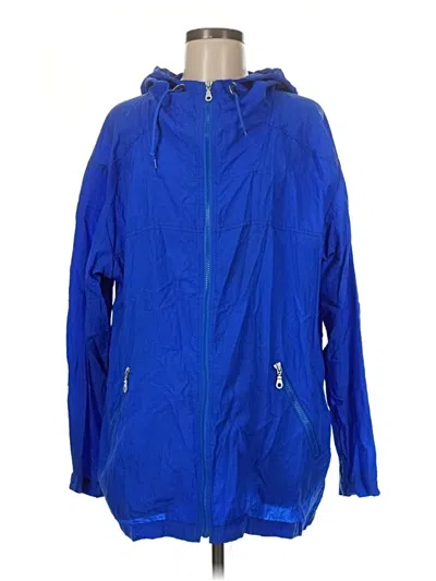 Pre-owned Nordstrom Raincoat In Blue