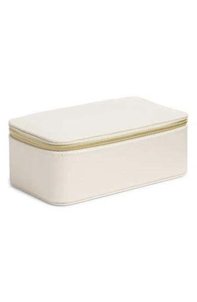 Nordstrom Rectangle Pouch Jewelry Box In White